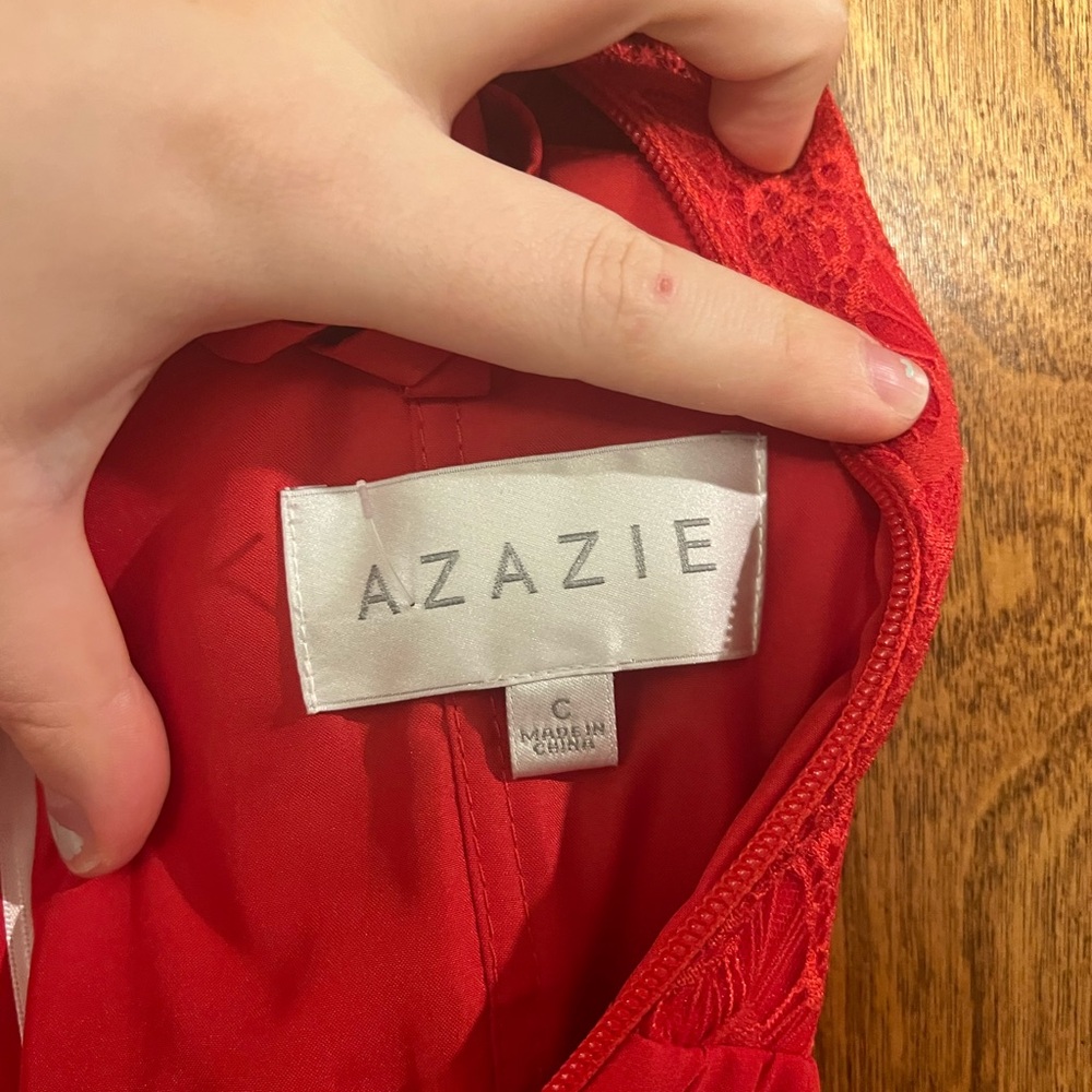 Two Red Azazie Bridesmaid Dresses - Picture 6 of 6